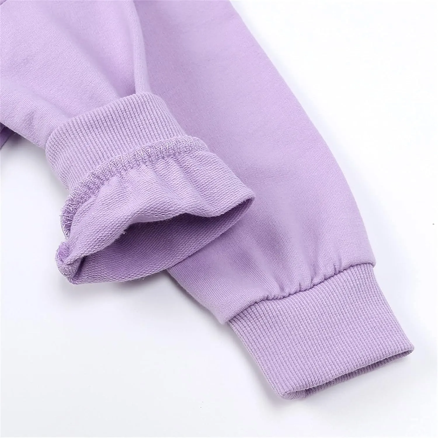 KAGAYD Toddler Boys Girls Hoodies Pullover Fleece Sweatshirt Children Black Solid Color Babies Hooded Top Active Sports