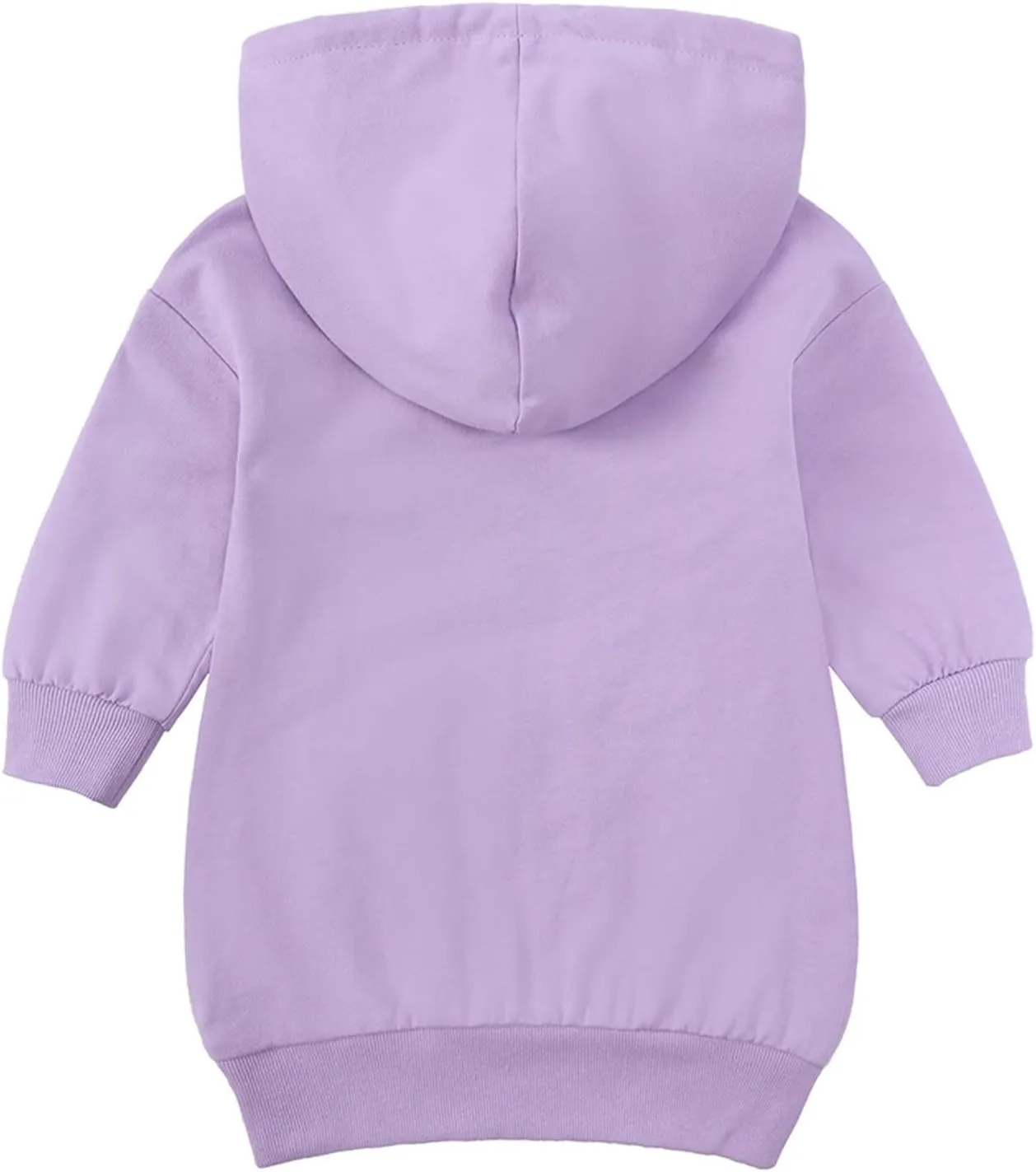 KAGAYD Toddler Boys Girls Hoodies Pullover Fleece Sweatshirt Children Black Solid Color Babies Hooded Top Active Sports