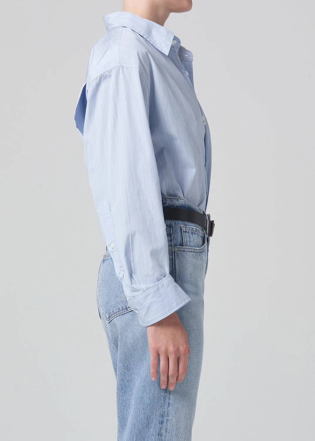 Kayla Shirt in Skyway Stripe