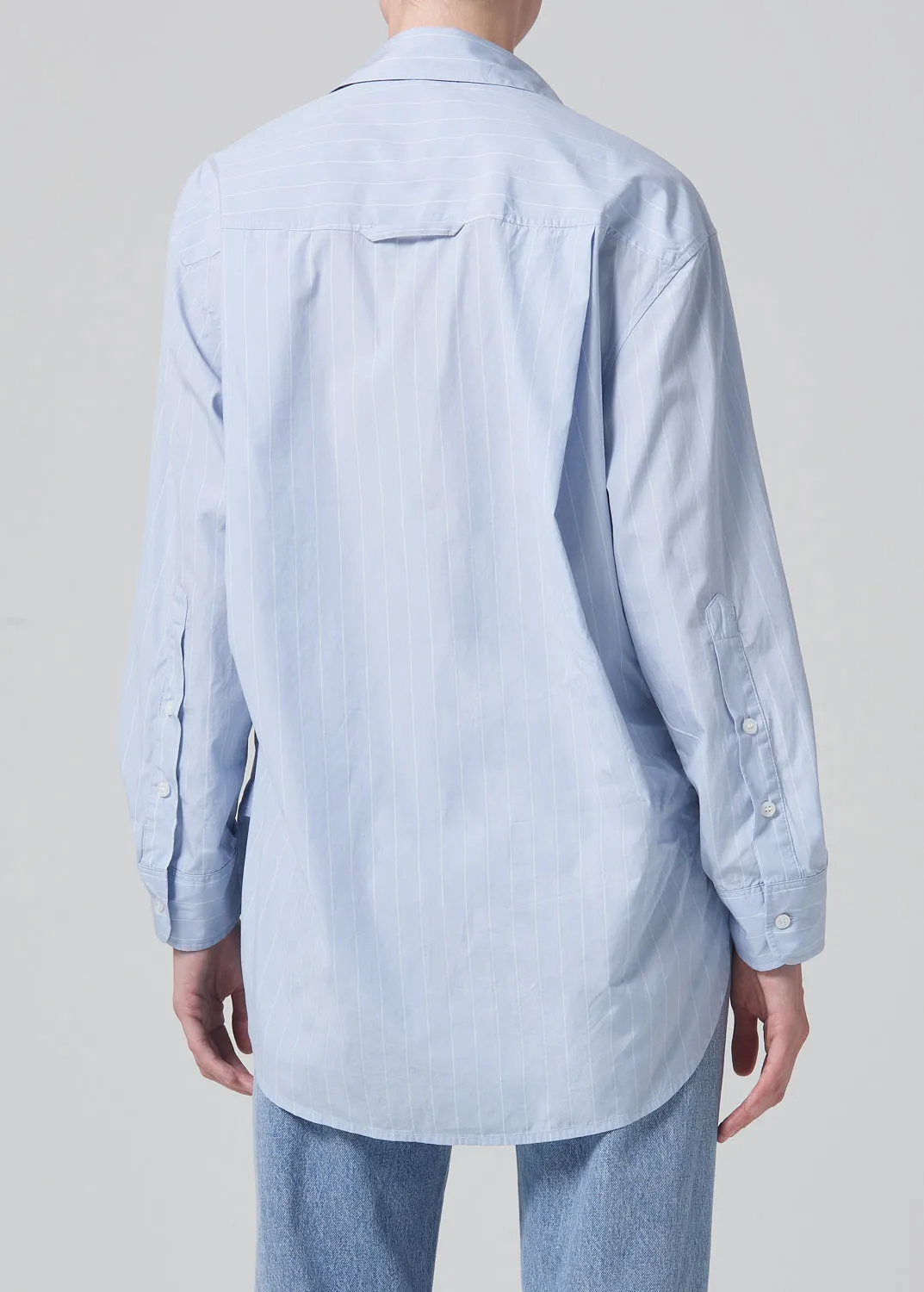 Kayla Shirt in Skyway Stripe