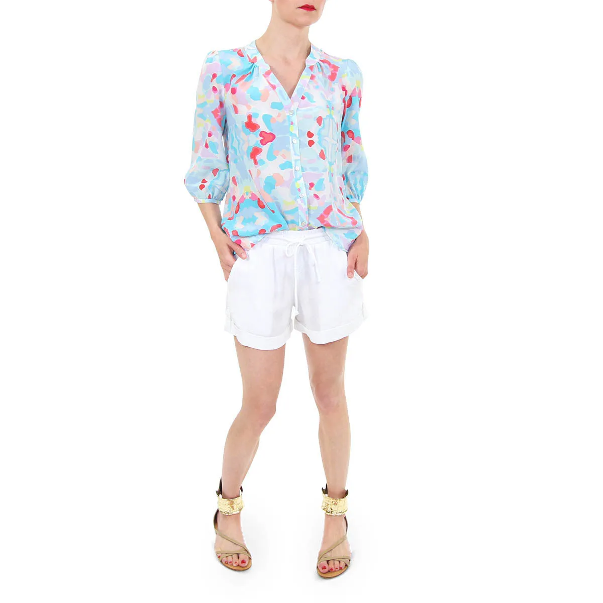 Kirin Blouse - Kaleidoscope Print