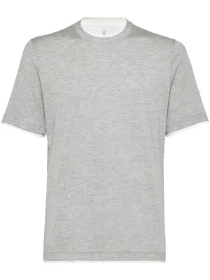 Layered Crew-Neck T-Shirt