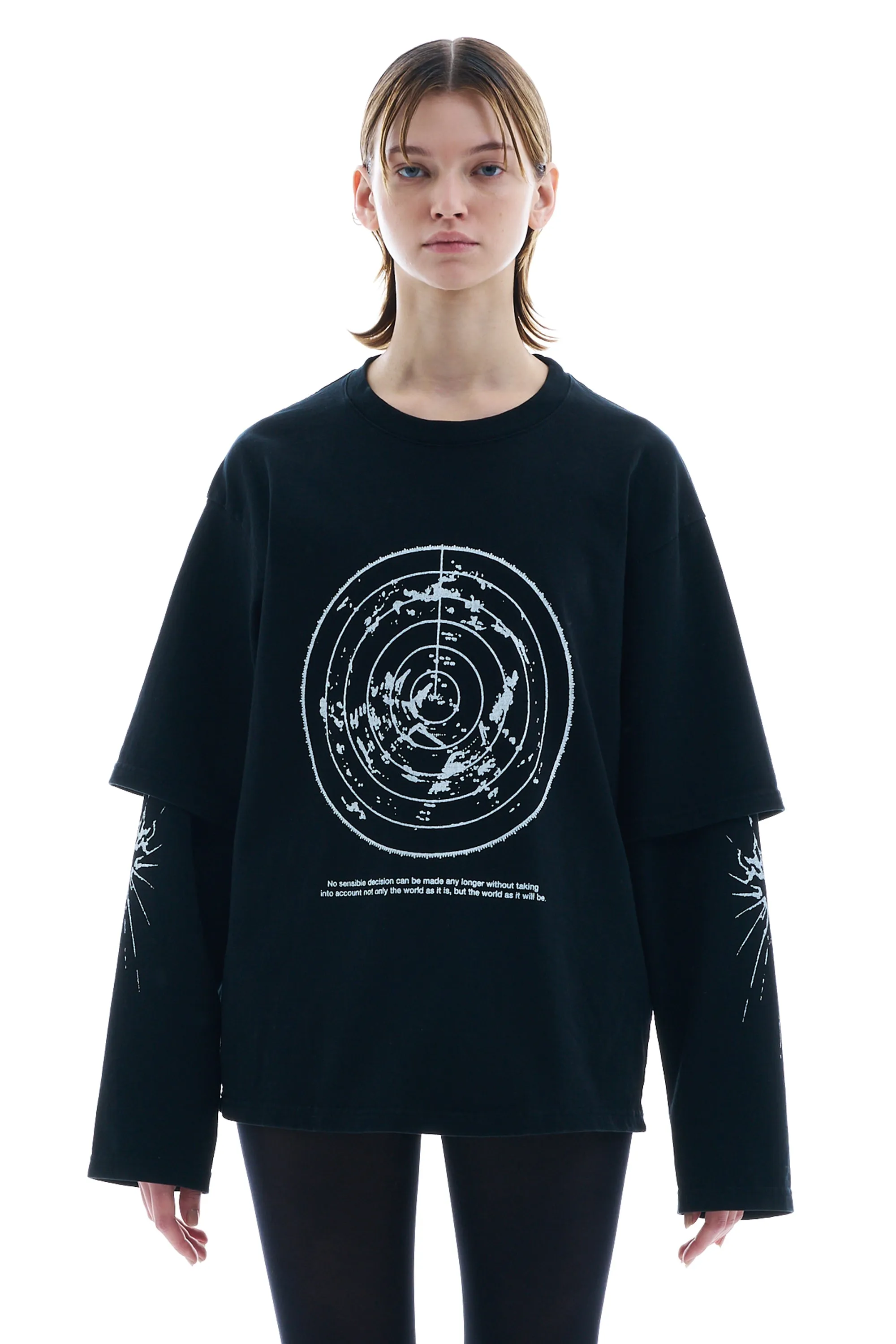 LAYERED PRINTED L/S T-SHIRTS