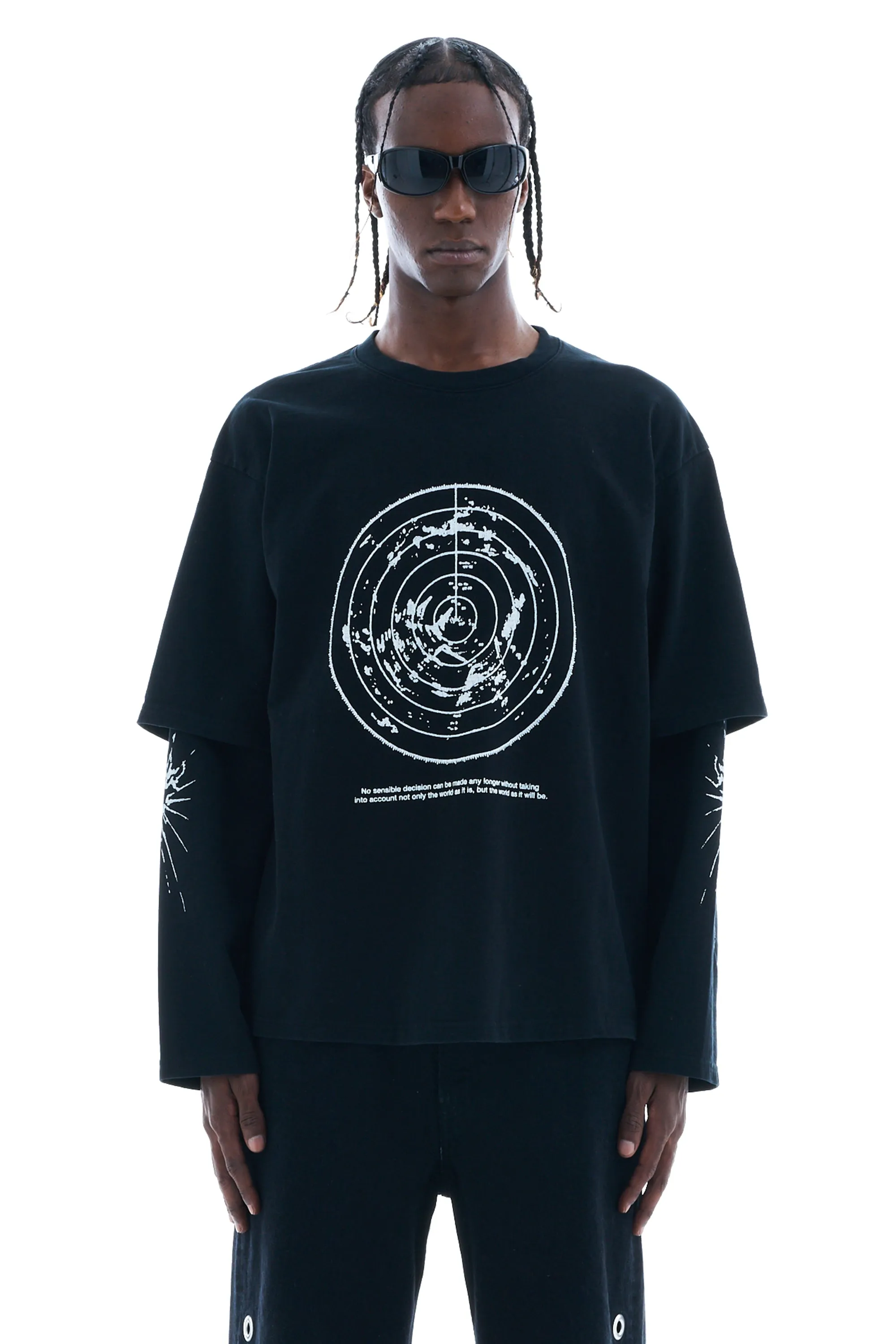 LAYERED PRINTED L/S T-SHIRTS