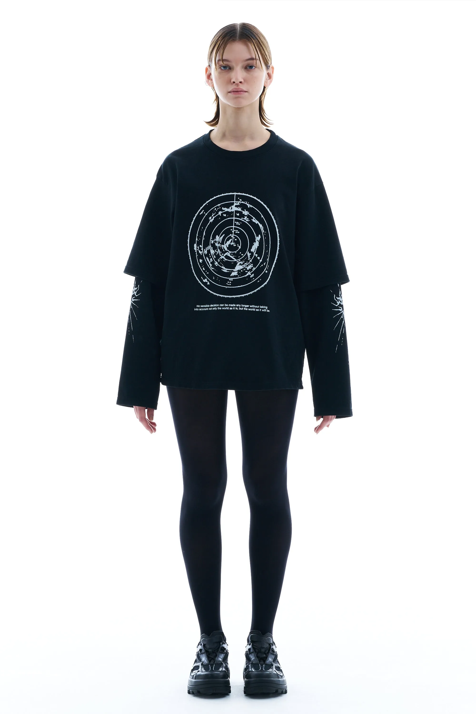 LAYERED PRINTED L/S T-SHIRTS