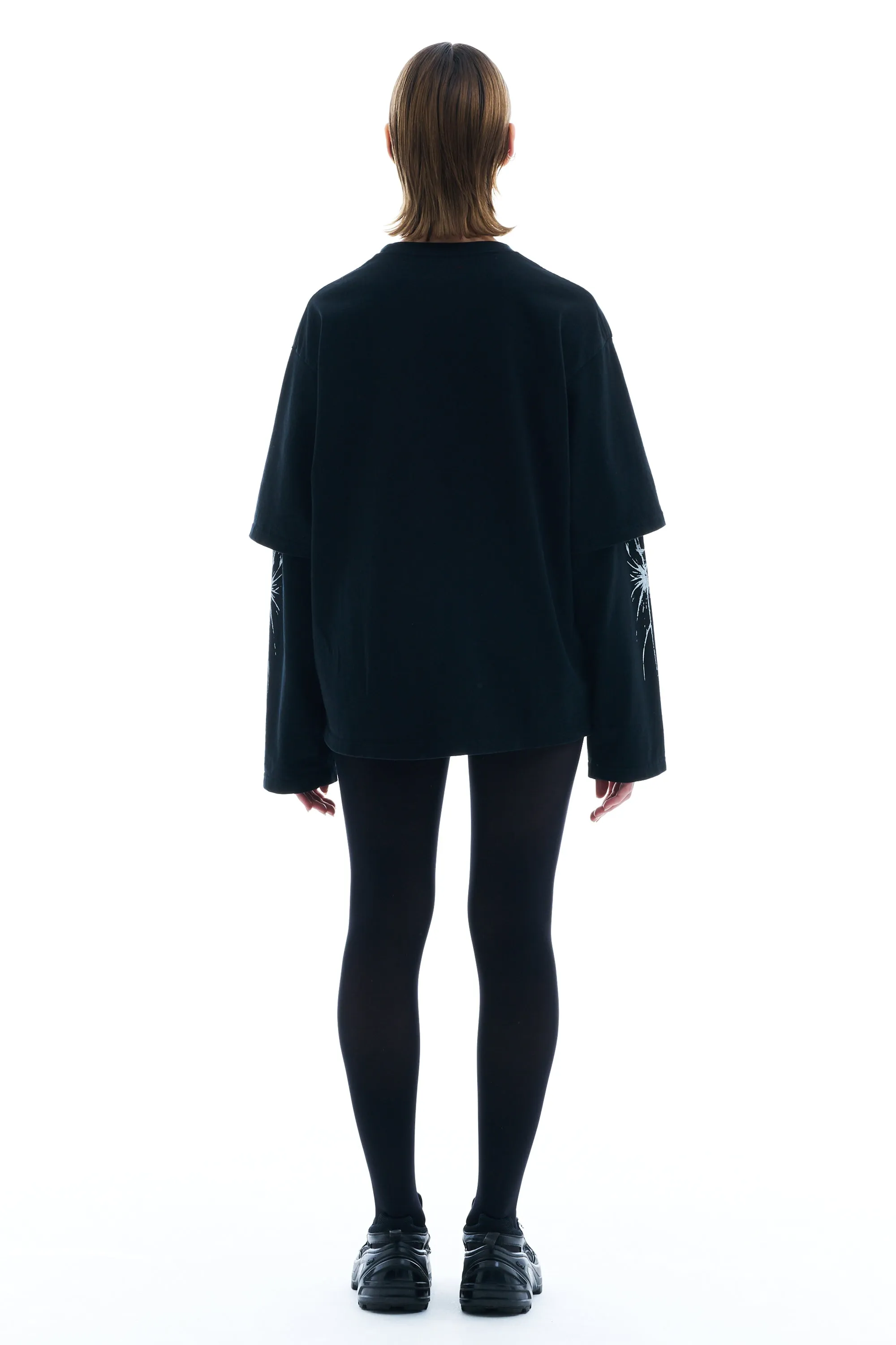 LAYERED PRINTED L/S T-SHIRTS