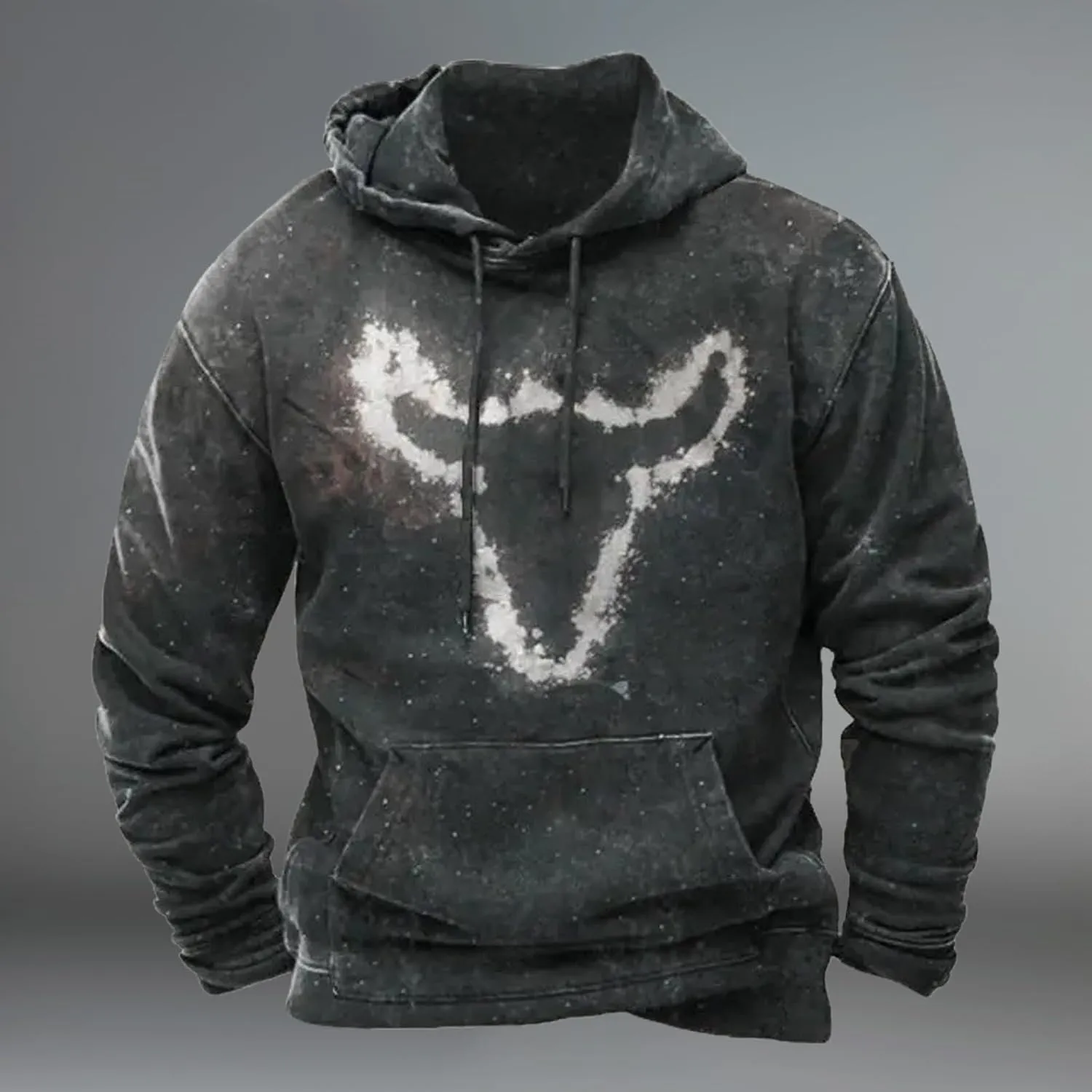 LCMTWX Black Zip Up Hoodie Vintage Long Sleeve Hoodie Half Zipper Hooded Sweatshirt Top Workwear Multi Pocket Outdoor Sweat