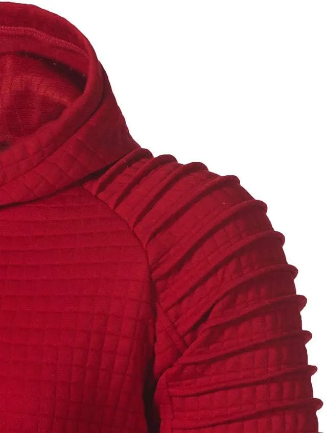LCMTWX Men Hoodies And Winter Fashion Coats Jacket Casual Stitching Hooded Zipper Sweater Coat Men's Hooded Fleece