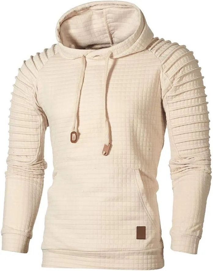 LCMTWX Men Hoodies And Winter Fashion Coats Jacket Casual Stitching Hooded Zipper Sweater Coat Men's Hooded Fleece