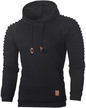 LCMTWX Men Hoodies And Winter Fashion Coats Jacket Casual Stitching Hooded Zipper Sweater Coat Men's Hooded Fleece