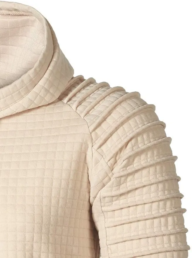 LCMTWX Men Hoodies And Winter Fashion Coats Jacket Casual Stitching Hooded Zipper Sweater Coat Men's Hooded Fleece