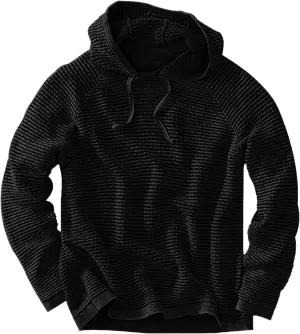 LCMTWX Men Hoodies Casual Hoodies for Men Solid Hooded Sweater Top Heavyweight Fleece Hoodie Cotton Sweatshirt for Men