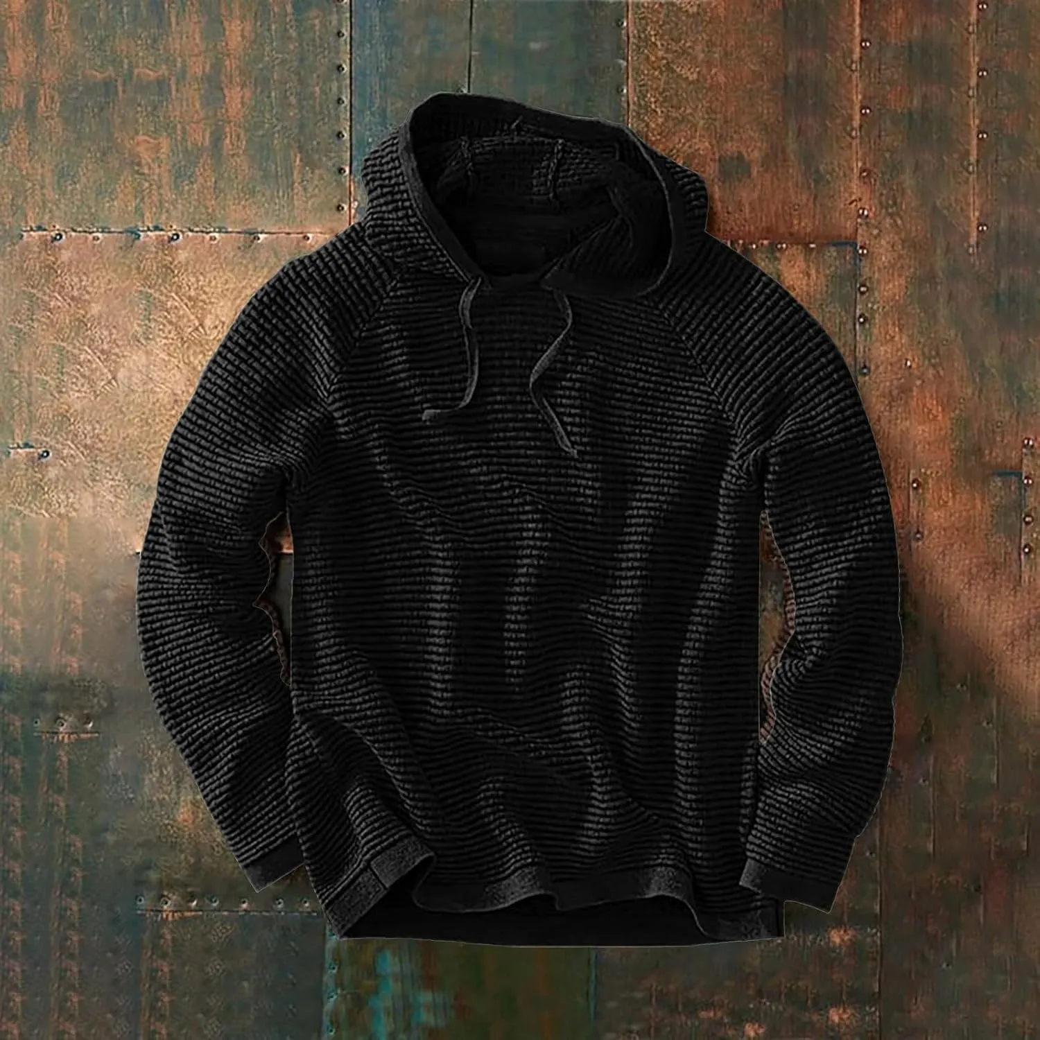 LCMTWX Men Hoodies Casual Hoodies for Men Solid Hooded Sweater Top Heavyweight Fleece Hoodie Cotton Sweatshirt for Men