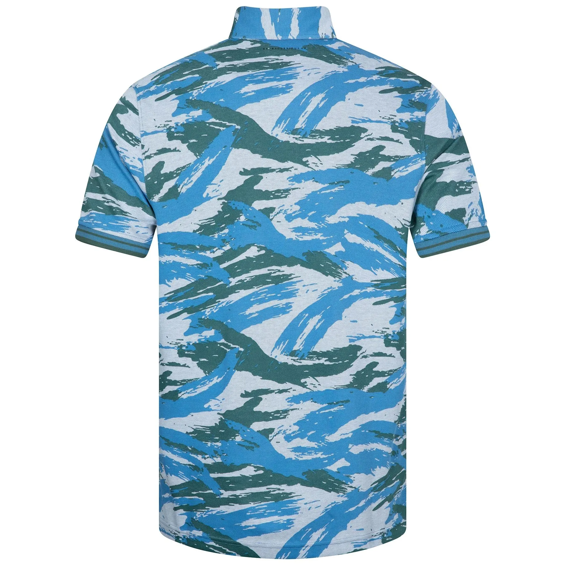 Lizard Camo Polo Blue Ashes - SS23