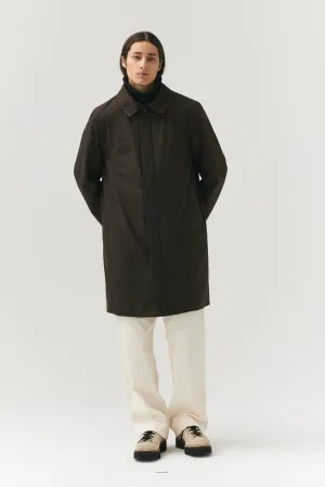 LONG DONG POLYRAYON WOOL LOOK AW24 CHESTNUT