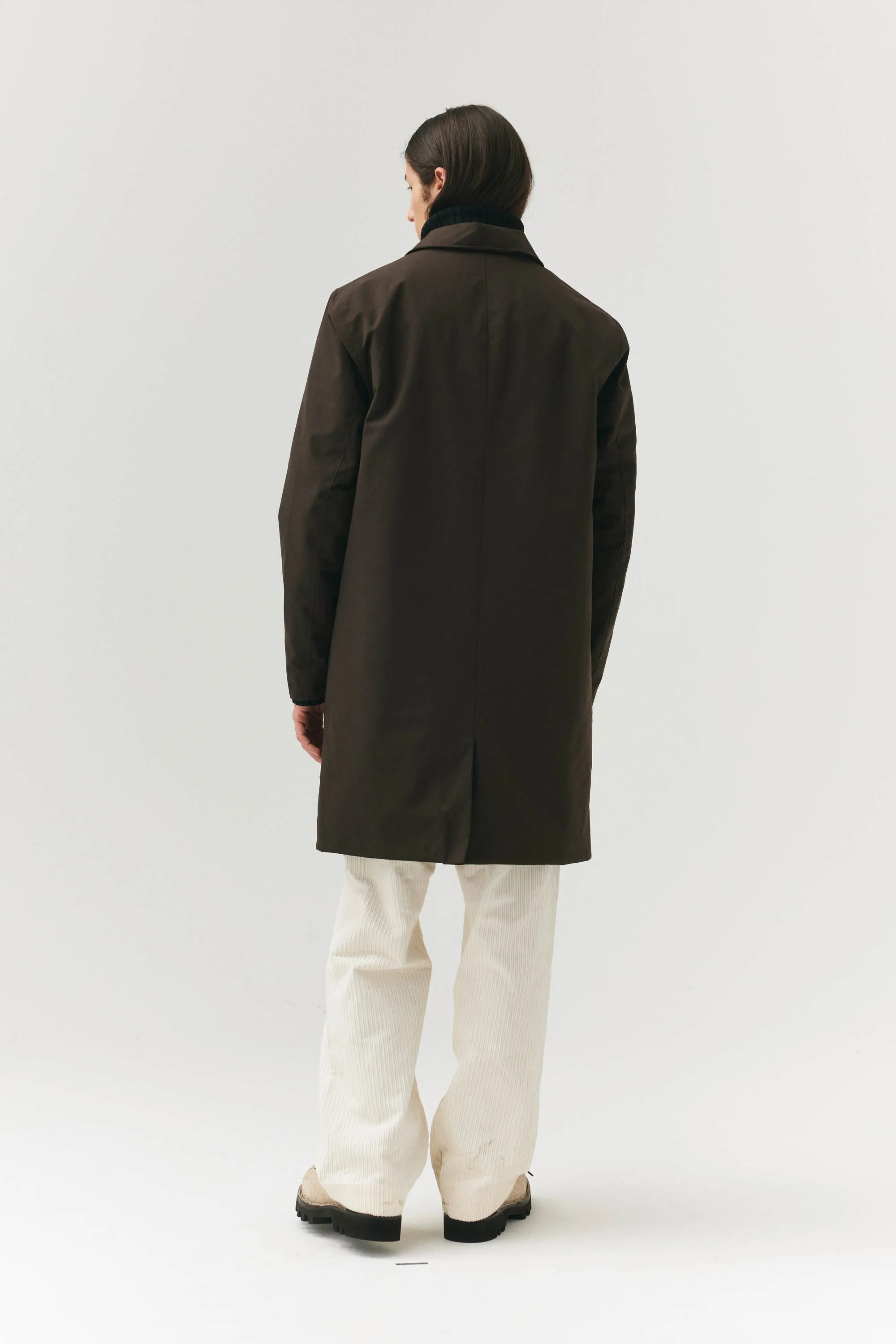LONG DONG POLYRAYON WOOL LOOK AW24 CHESTNUT