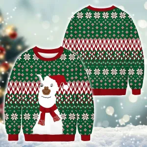 Lovely The Alpaca Christmas Ugly Sweater