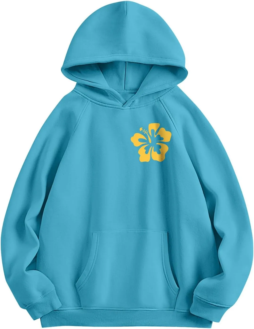Meet Me 1962 At The Ocean Hoodies Long Sleeve Hooded Sweatshirt Trendy Letter Print Cute Preppy Y2K Pullover Tops