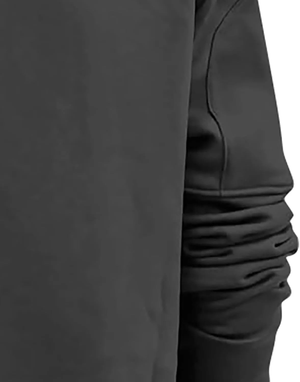 Mens' Autumn Winter Long Sleeve Zipper Hooded Sweatshirt Cardigan Tops Hoodies for Men with Zip Pockets Lightweight