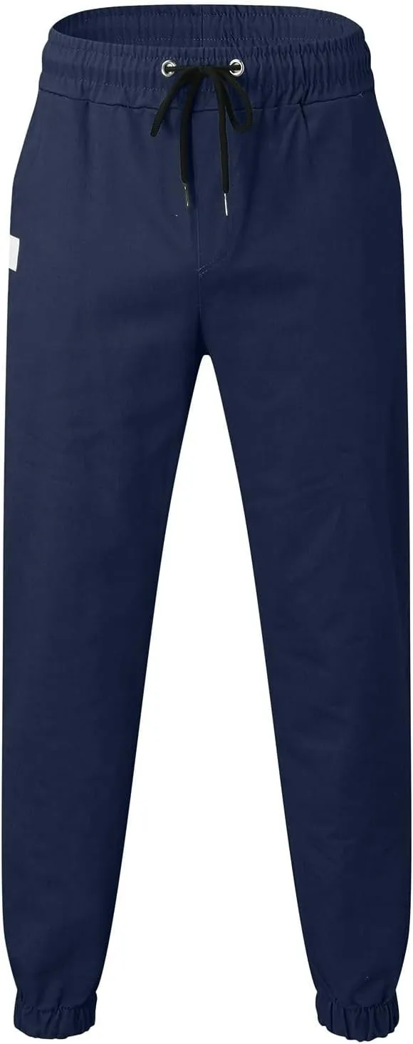 Men's Cargo Pants Hiking Pants with Pockets Jogger Pant Casual Pant Outdoor Athletic Sweatpants Drawstring Chino Pant Trouser