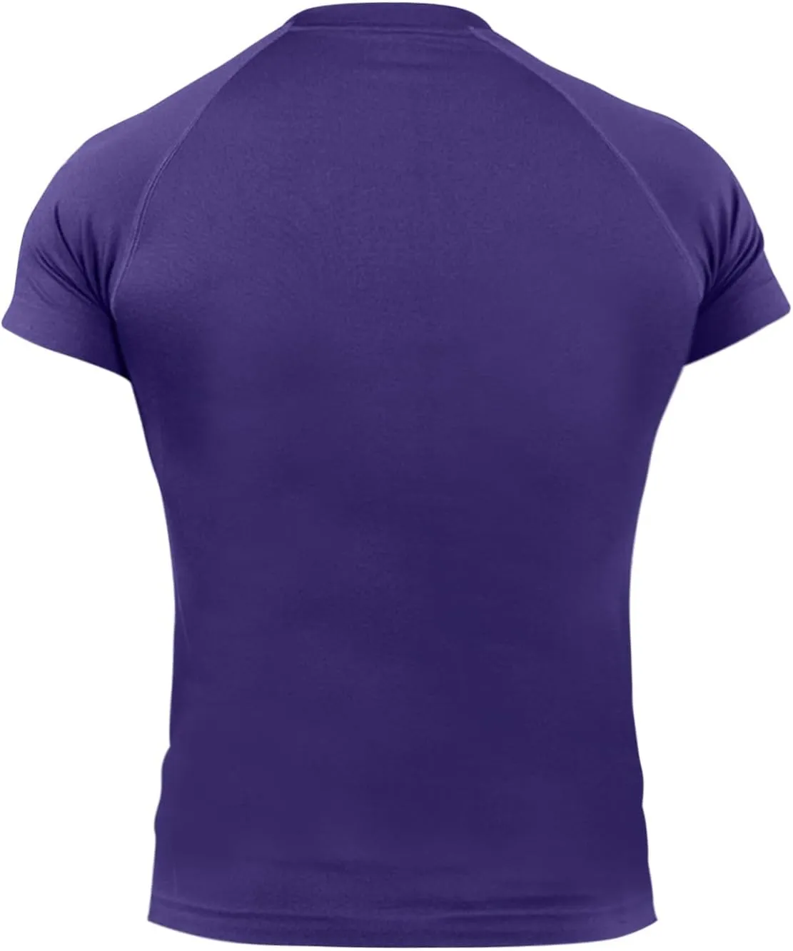 Mens Casual Slim Fit Short Sleeve T-Shirts Soft Lightweight Crew-Neck Size Baseball Shirt