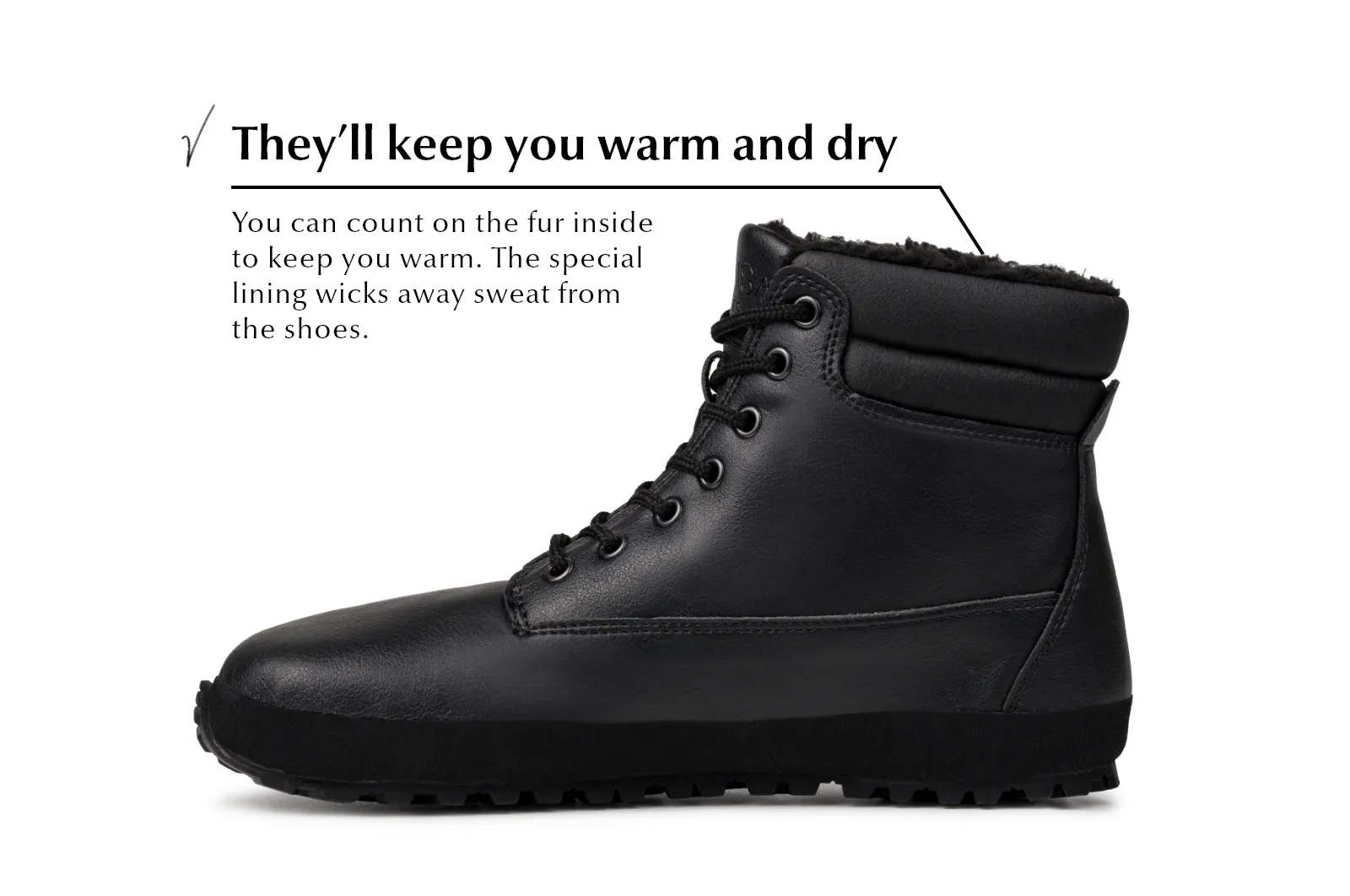 Men's Comfort winter boots Shuma Winter black