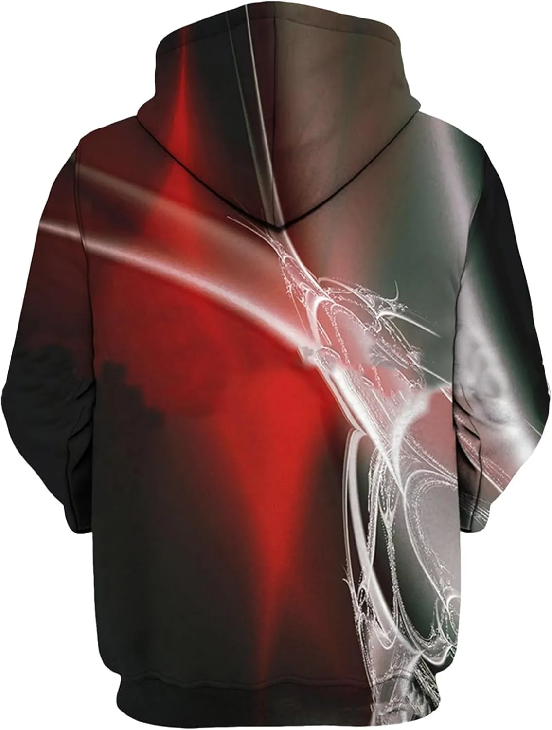 Mens Hooded Sweatshirt,Oversized 3D Graphic Hooded Sweatshrit For Men Women Unisex Casual Funny Long Sleeve Pullover