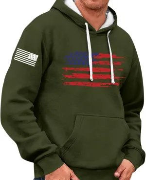 Mens Hoodies Sweatshirt For Fashion Padded Pockets Long Sleeve Graphic Casual Prints Drawstring Hoodies