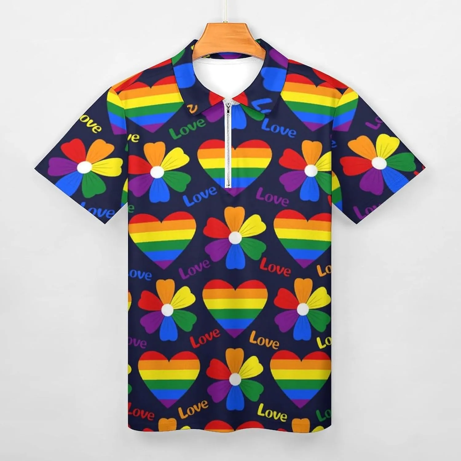 Mens Polo Shirts Short Sleeve Moisture Wicking Golf Polo Athletic Collared Shirt Tennis T-Shirt Tops