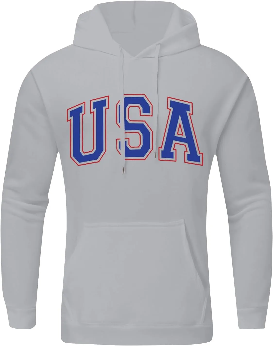 Mens Sweatshirt For Long Sleeve Graphic Loose Fashion Pockets Casual Drawstring Hoodies