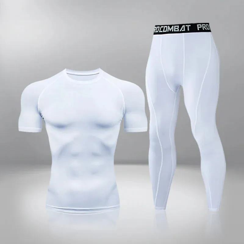 Men's Thermal Compression Underwear Set - Quick Dry