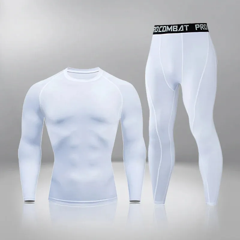 Men's Thermal Compression Underwear Set - Quick Dry