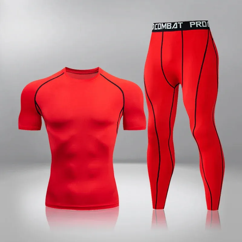 Men's Thermal Compression Underwear Set - Quick Dry