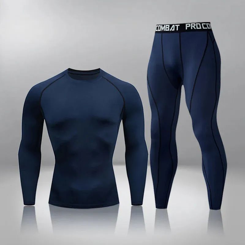 Men's Thermal Compression Underwear Set - Quick Dry