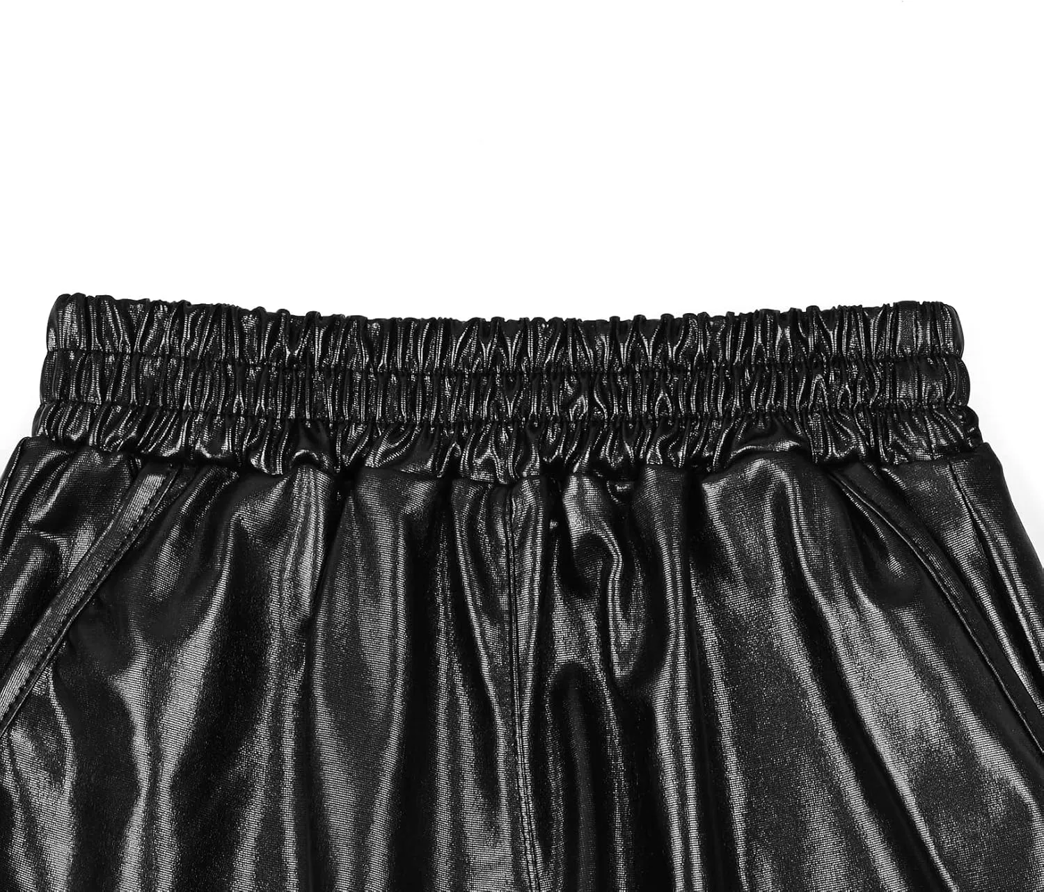 Mirawise Girls Metallic Shorts Shiny Hot Pants Sparkly Dance Outfits Short Pants
