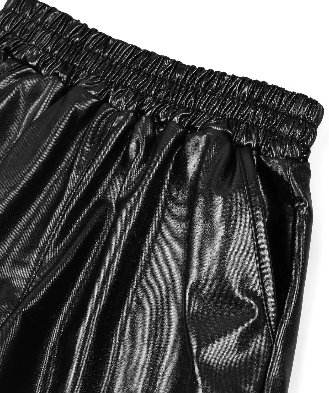 Mirawise Girls Metallic Shorts Shiny Hot Pants Sparkly Dance Outfits Short Pants
