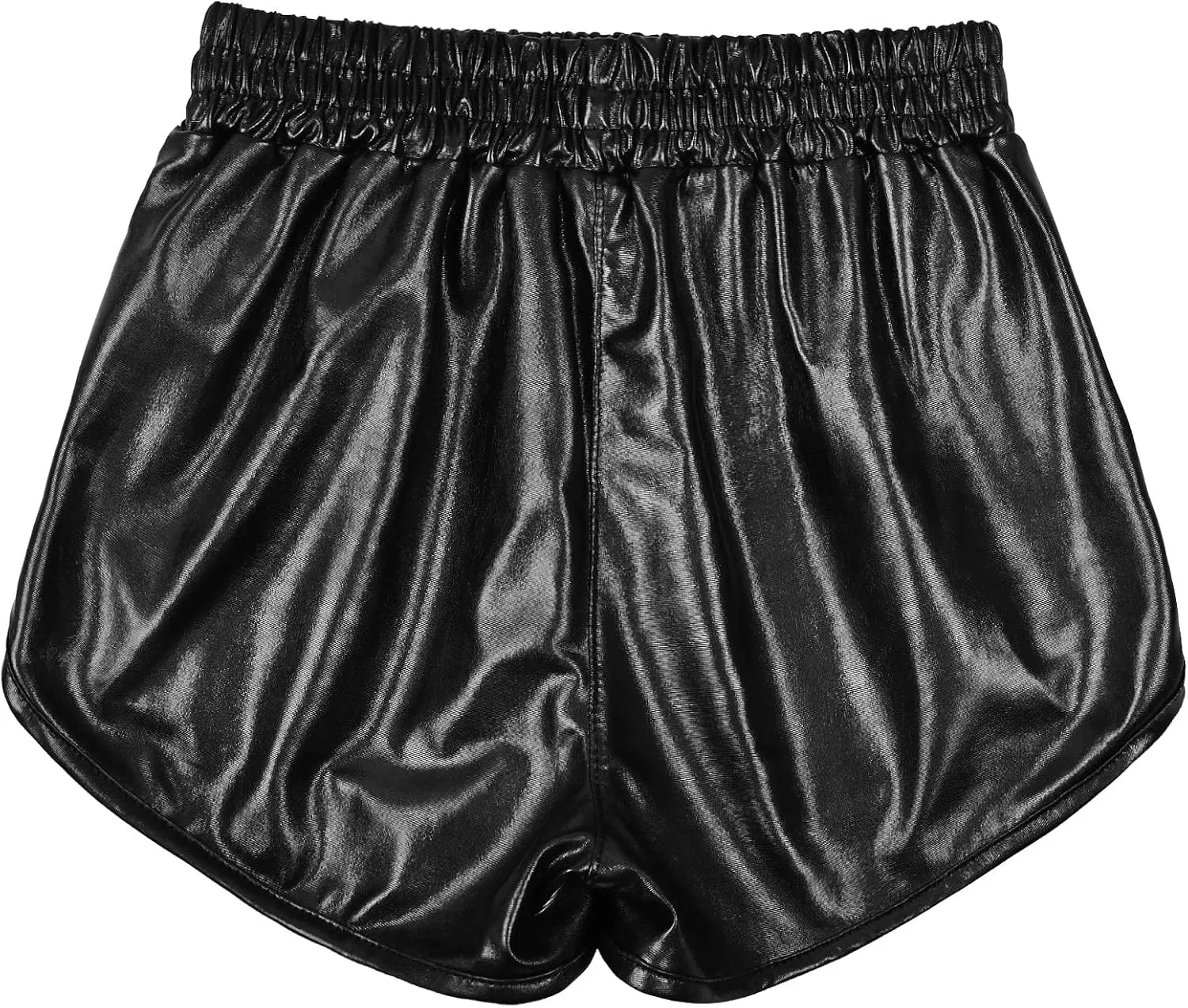 Mirawise Girls Metallic Shorts Shiny Hot Pants Sparkly Dance Outfits Short Pants