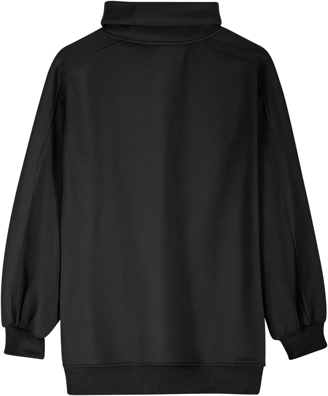 Mzkdieey Women's Oversized Turtleneck Sweatshirt Drop Shoulder Long Sleeve Lose Fit Hoodies Fall Trendy Pullover Tunic Top