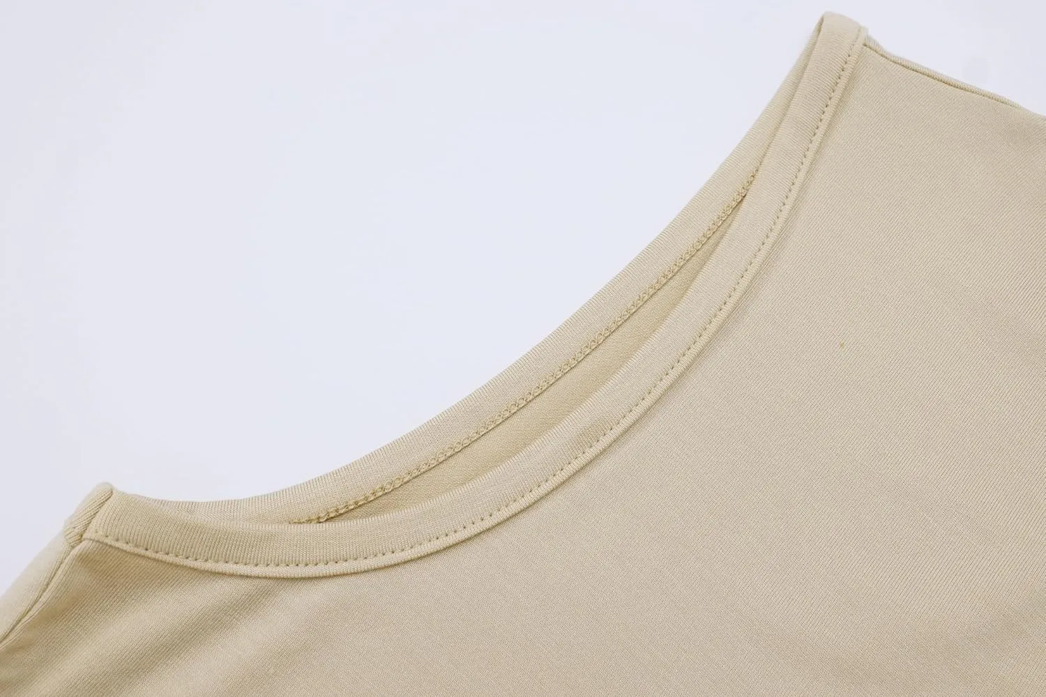 OThread & Co. Women's Sleeveless Turtleneck T-Shirt Basic Stretch Layer Comfy High Neck Tank Top