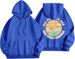 Oversized Hoodies for Women Plus Size Casual Graphic Sweatshirts Y2K Teen Girl Cute Pullover Top Trendy Fall Clothes