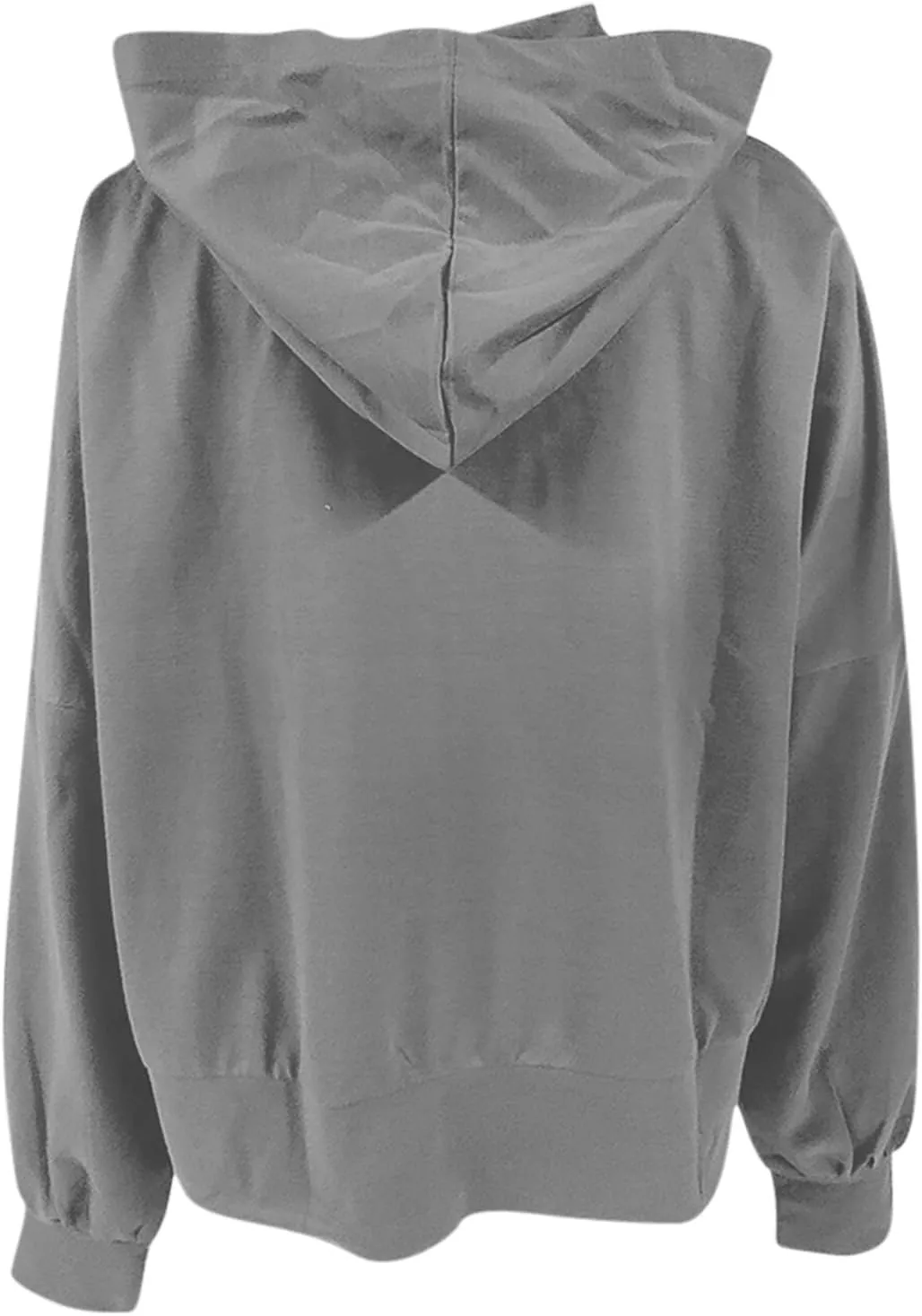 Oversized Hoodies for Women Split Side Hem Hooded Neck Sweatshirts Casual Long Sleeve Drop Shoulder Pullover Tops