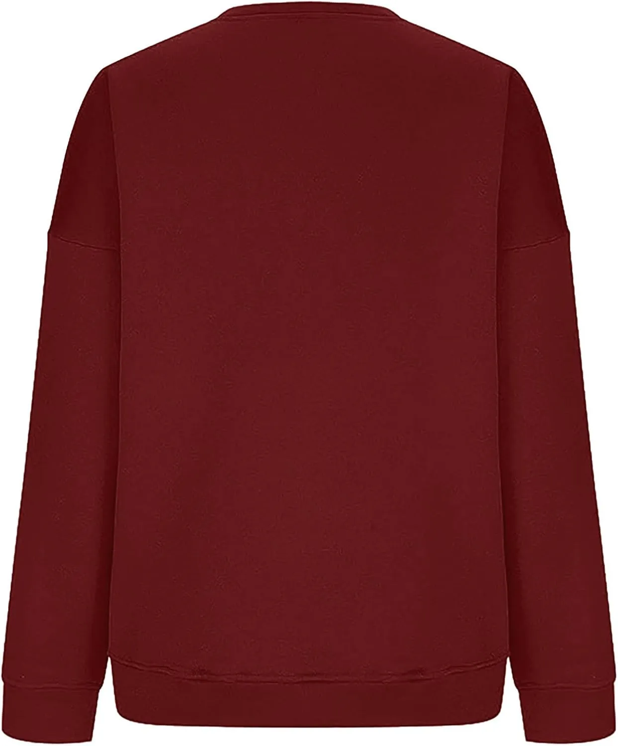 Oversized Long Sleeve Crewneck Sweatshirts for Women Cute Casual Loose Fleece Pullover Sweatshirt Fashion Fall Tops