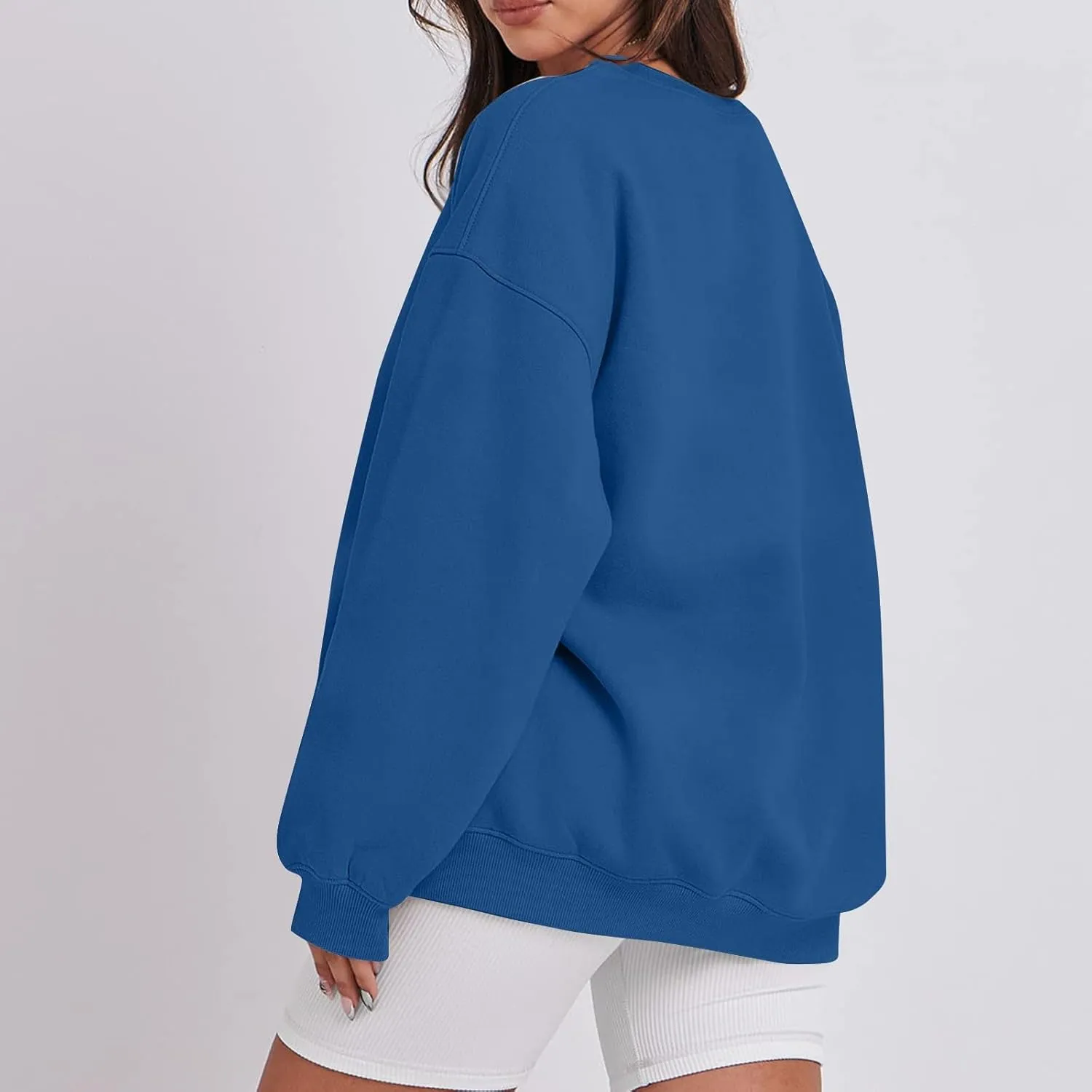 Oversized Sweatshirt for Women Comfy Long Sleeve Fleece Cute Crewneck Sweatshirts Pullover Trendy Preppy Y2K Hoodies