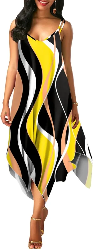 PaladMom Women's Casual Faux Wrap Maxi Dresses V Neck Short Sleeve Swing Flowy Ruffle Long Kimono Dress with Belt