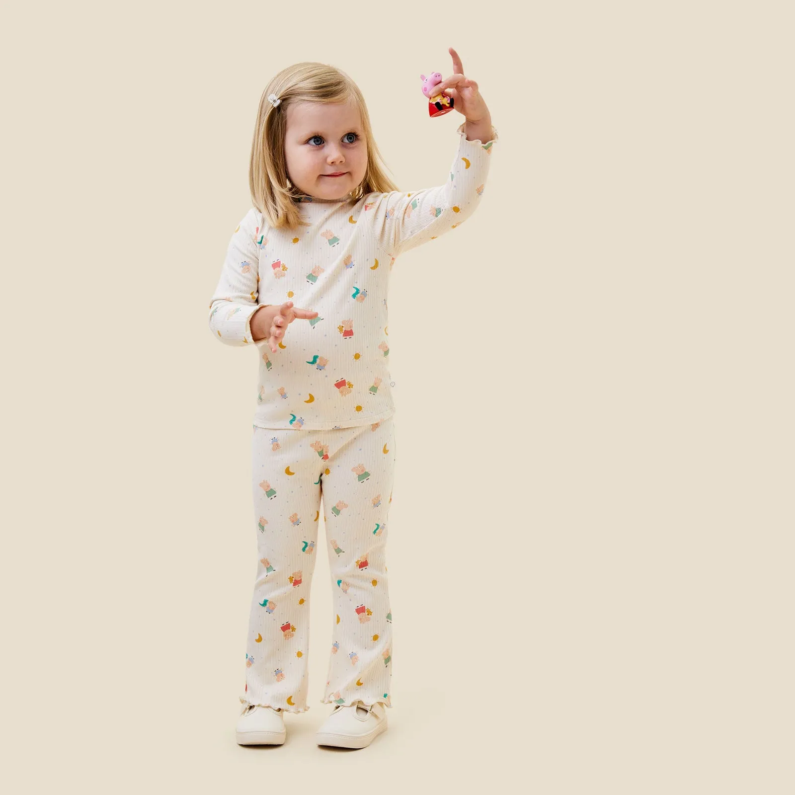 Peppa Pig Ribbed Flared Pants
