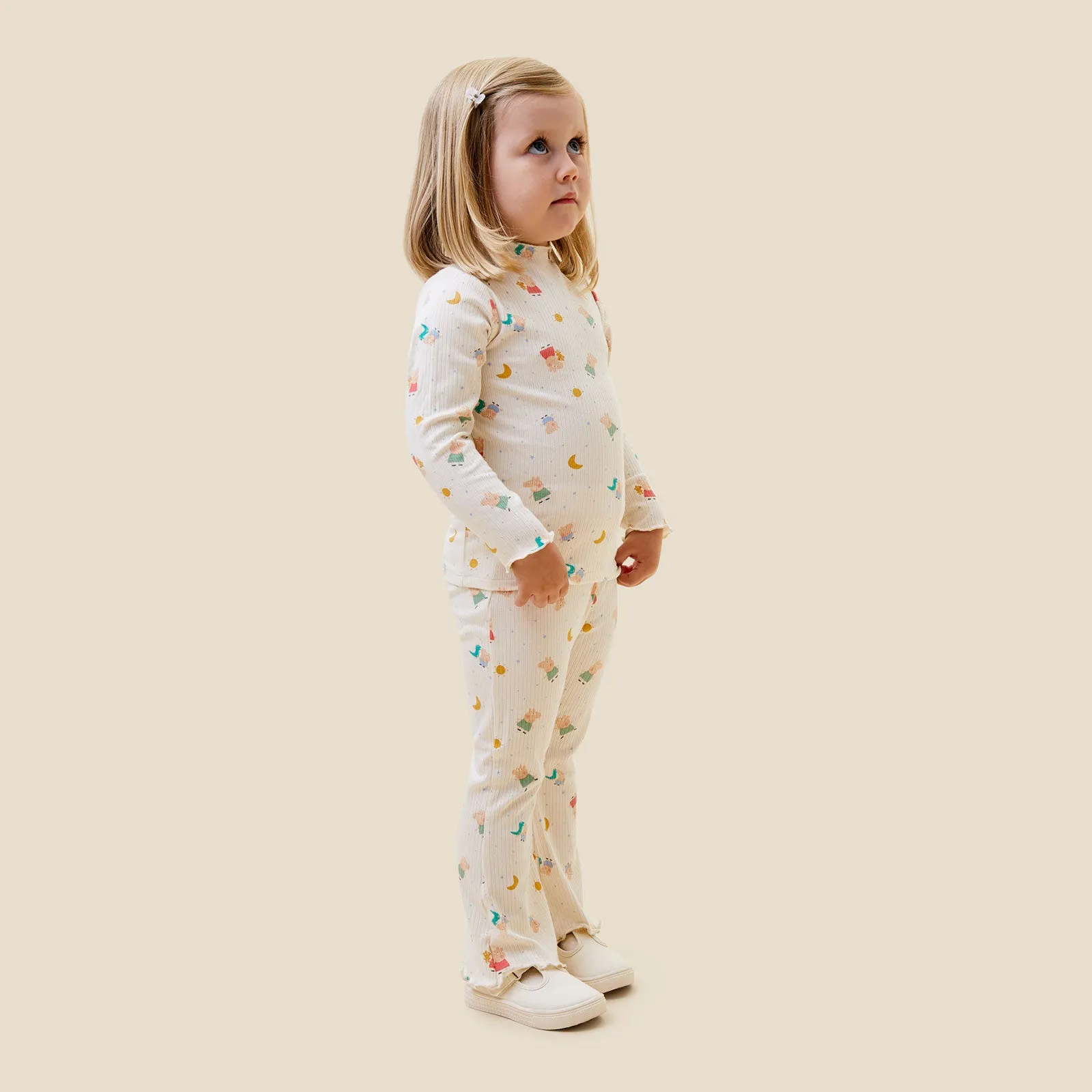 Peppa Pig Ribbed Flared Pants
