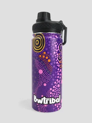 Purple Desert Flower - Insulated Water Bottle