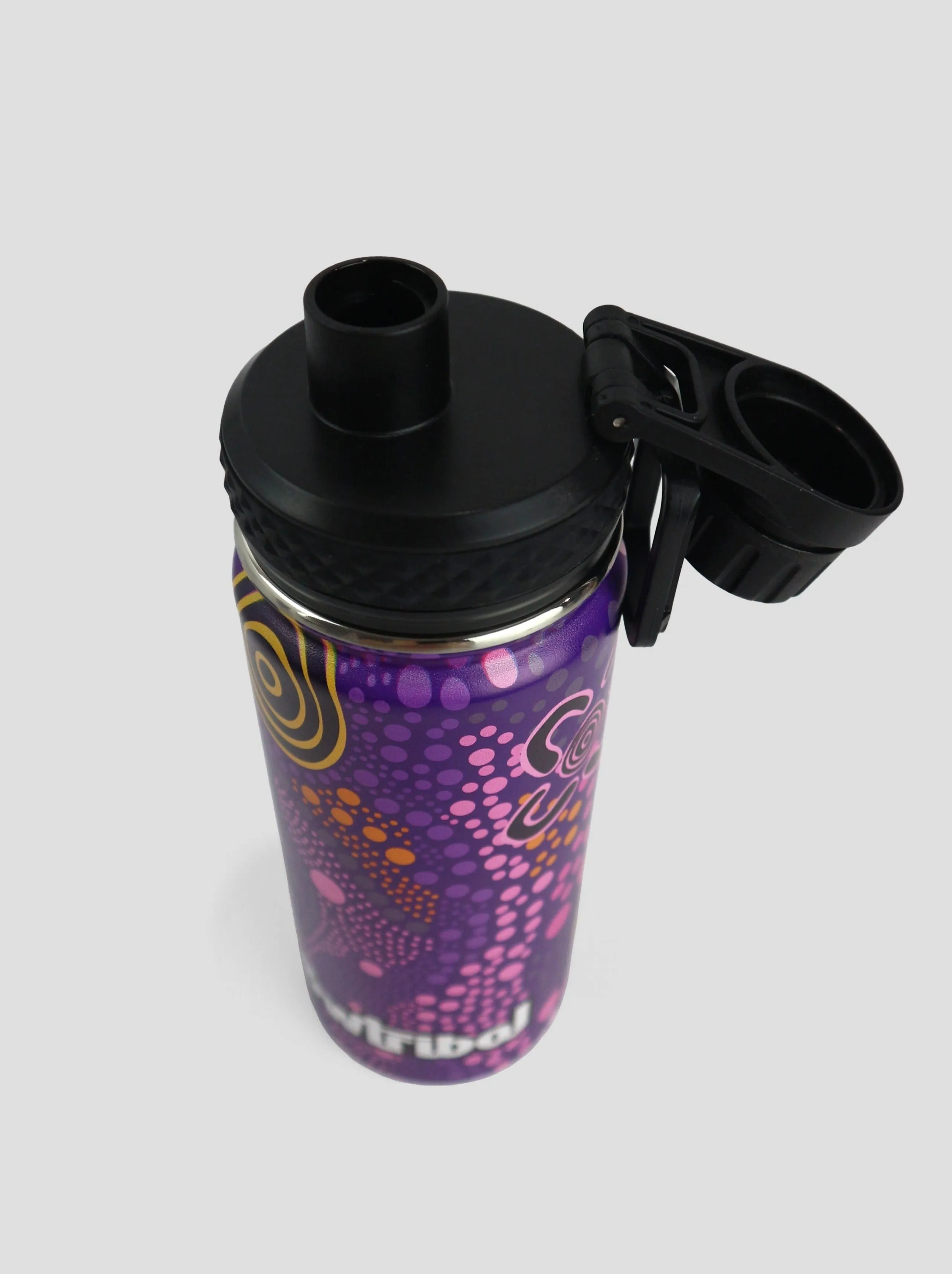 Purple Desert Flower - Insulated Water Bottle