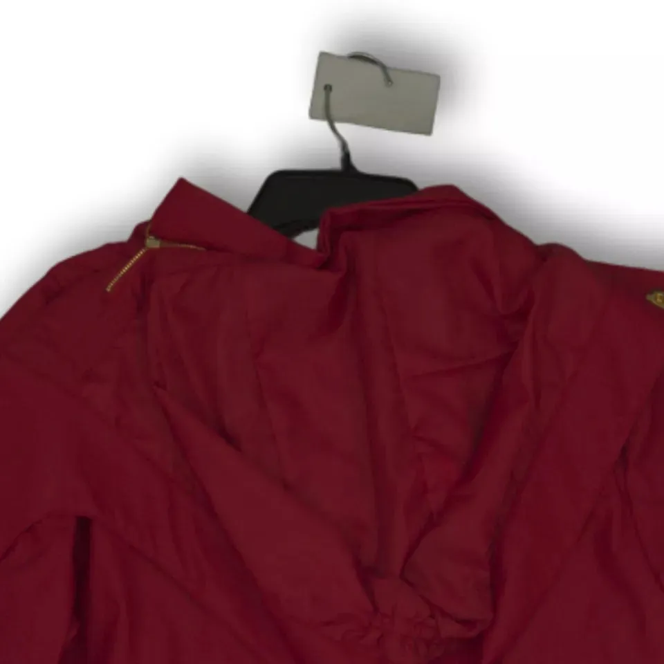 Rain coat, Wind breaker water resistant -  Burgundy  Savina