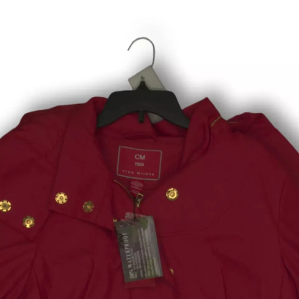 Rain coat, Wind breaker water resistant -  Burgundy  Savina